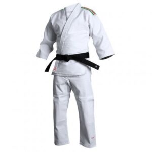 JUDOGI ADIDAS J500 BIANCO CON STRISCE ITALIA