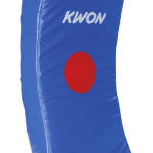 SCUDO CALCI CURVO ARTI MARZIALI BLU KWON